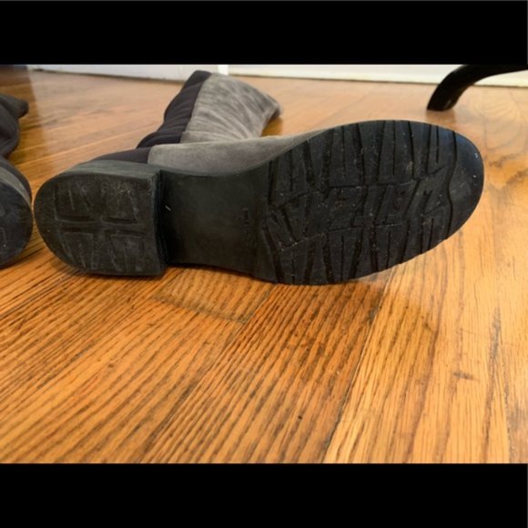 Stuart Weitzman Smoke Suede 5050 - Picture 3 of 5